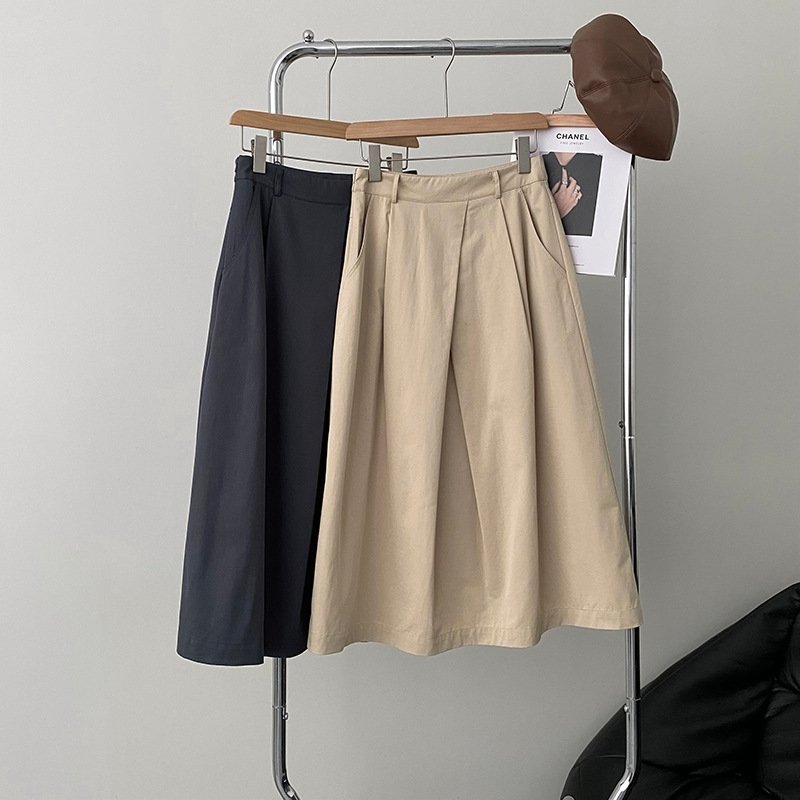 Дизайнерская юбка с уникальными складками оптом из Китая