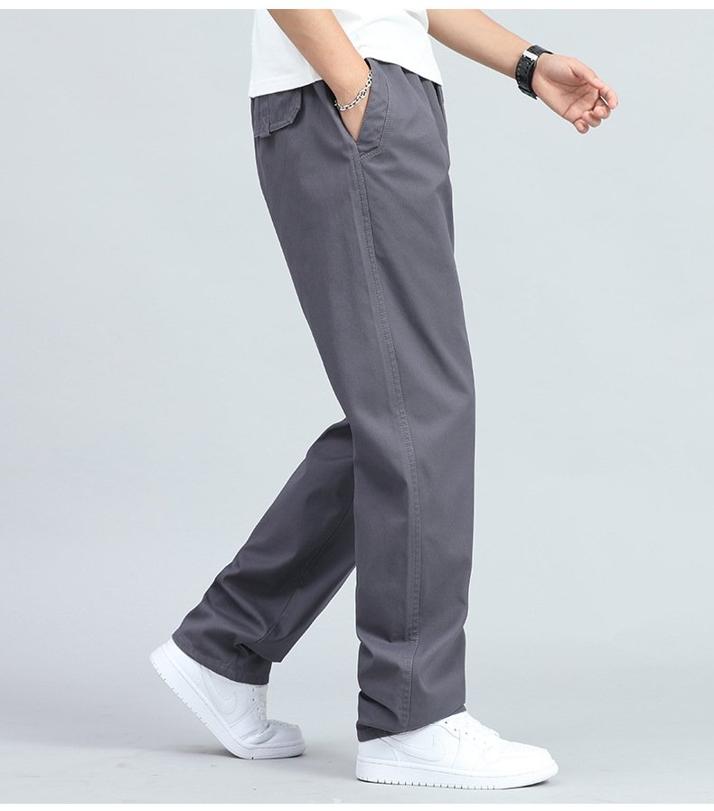 Мужские летние широкие хлопковые брюки оптом из Китая