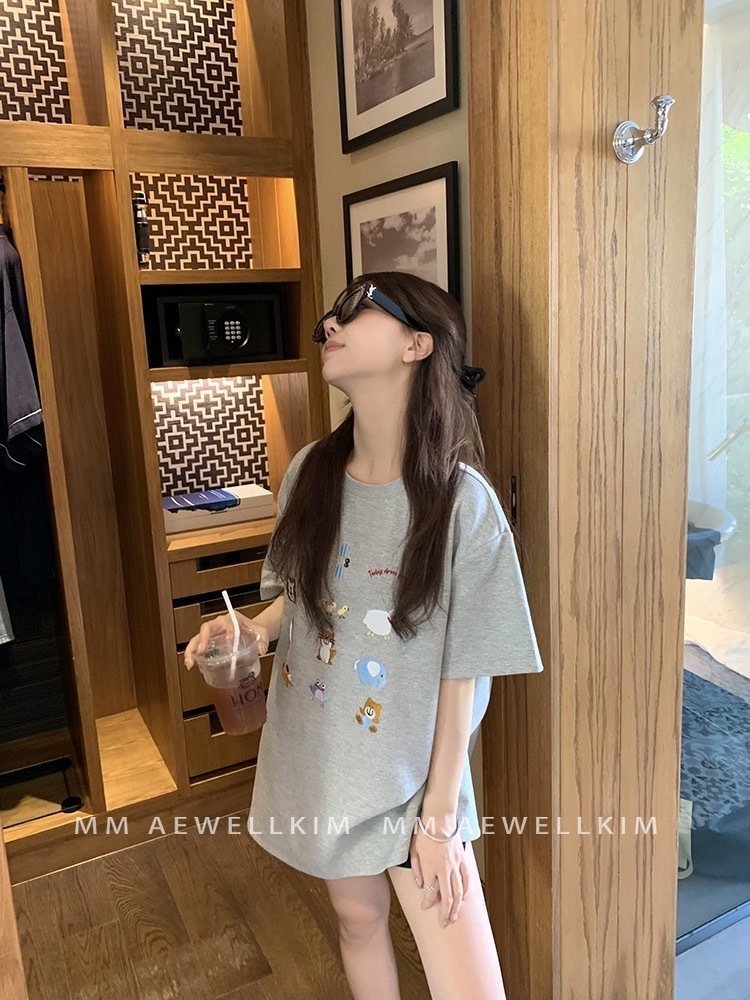 Женская футболка с коротким рукавом 2024 летней коллекции оптом