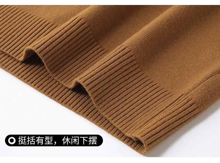 Мужской свитер с высоким воротником и утеплением оптом