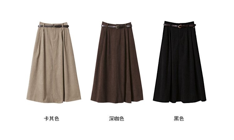 Женская длинная юбка с высокой талией и резинкой оптом из Китая
