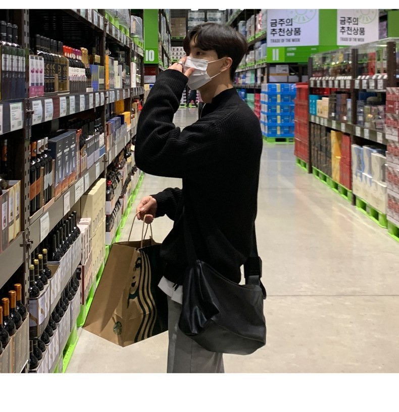 Мужская толстовка с высоким воротником и молнией оптом