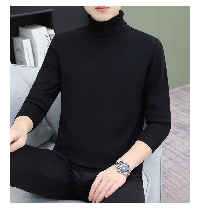 Мужской свитер с высоким воротником оптом