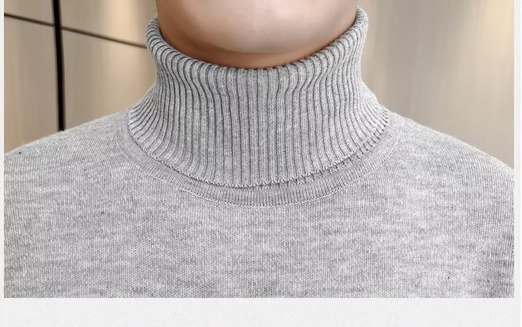 Мужской свитер с высоким воротником оптом