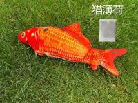 Интерактивная игрушка рыба для кошек с кошачьей мятой  GO-DZ-27 / К 1000/ В 25.5 анонс фото