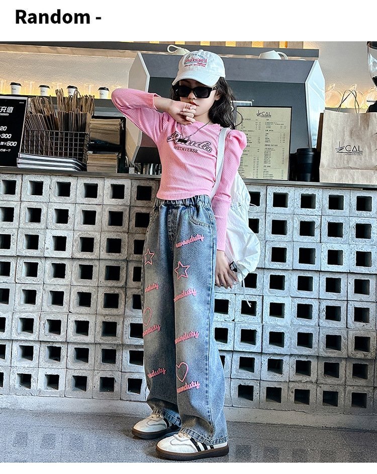 Детские джинсы весна-осень 2024 оптом