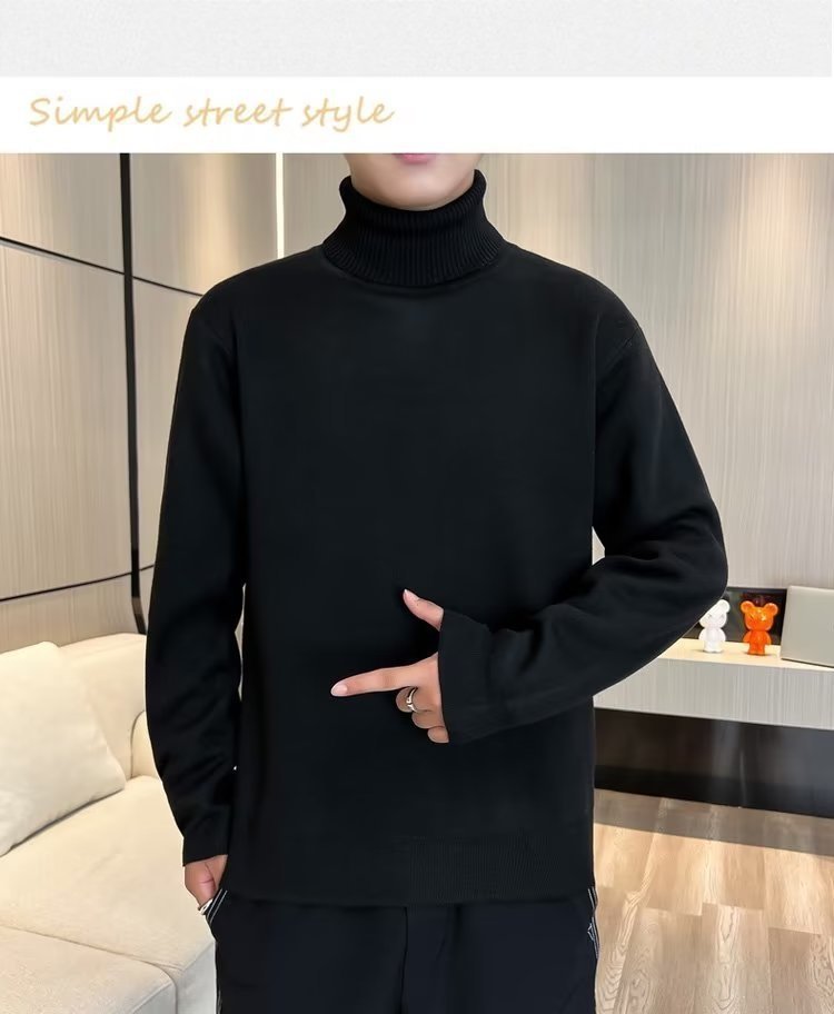 Мужской свитер с высоким воротником оптом