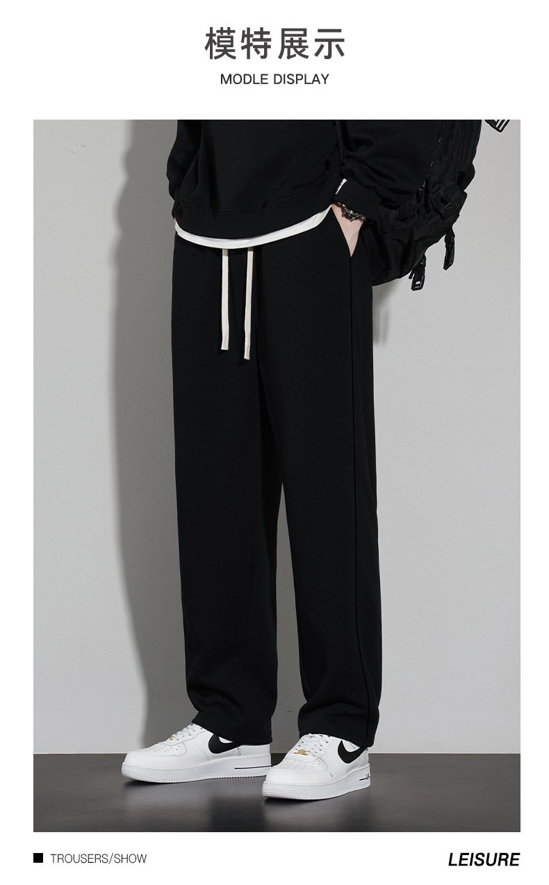 Мужские длинные брюки с прямыми штанинами оптом из Китая