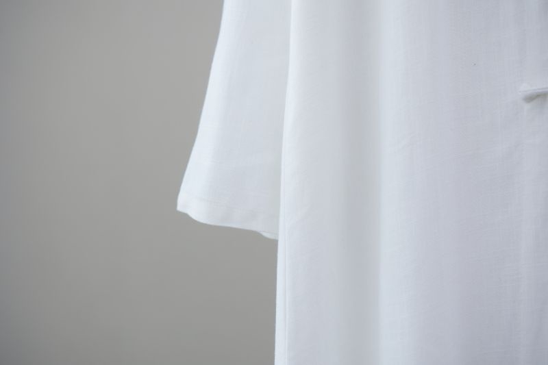 Мужская рубашка в китайском стиле из хлопка и льна оптом из Китая