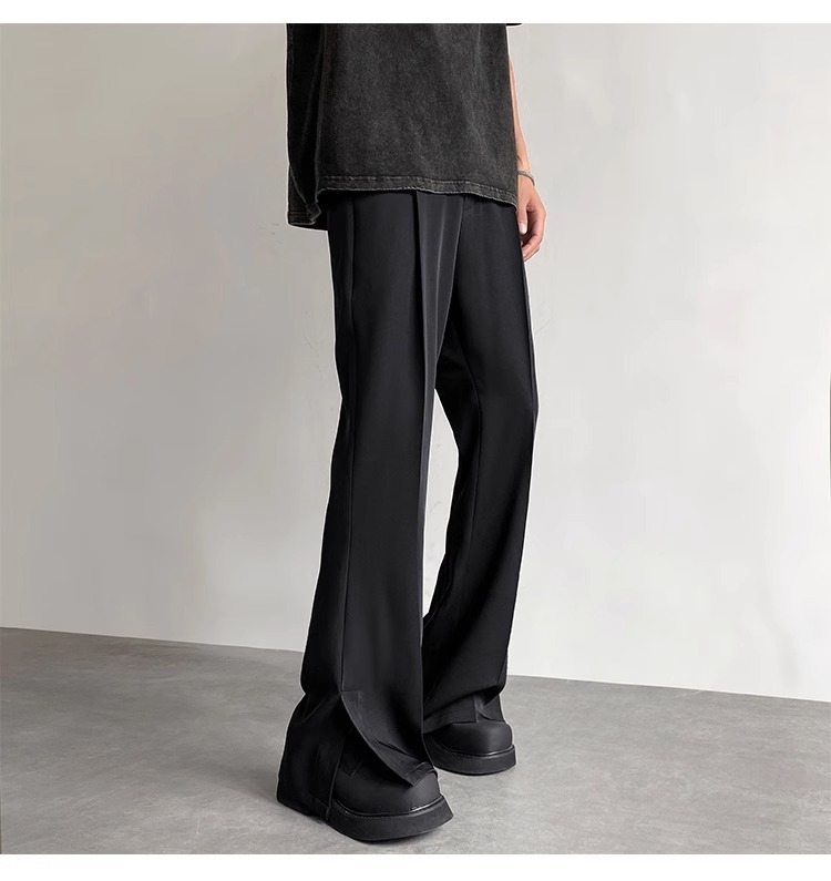 Мужские брюки с разрезом на костюме оптом из Китая