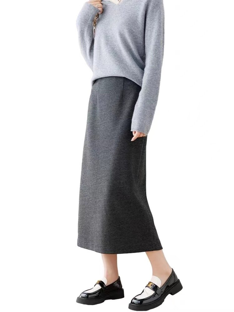Женская юбка из шелка и кашемира оптом из Китая