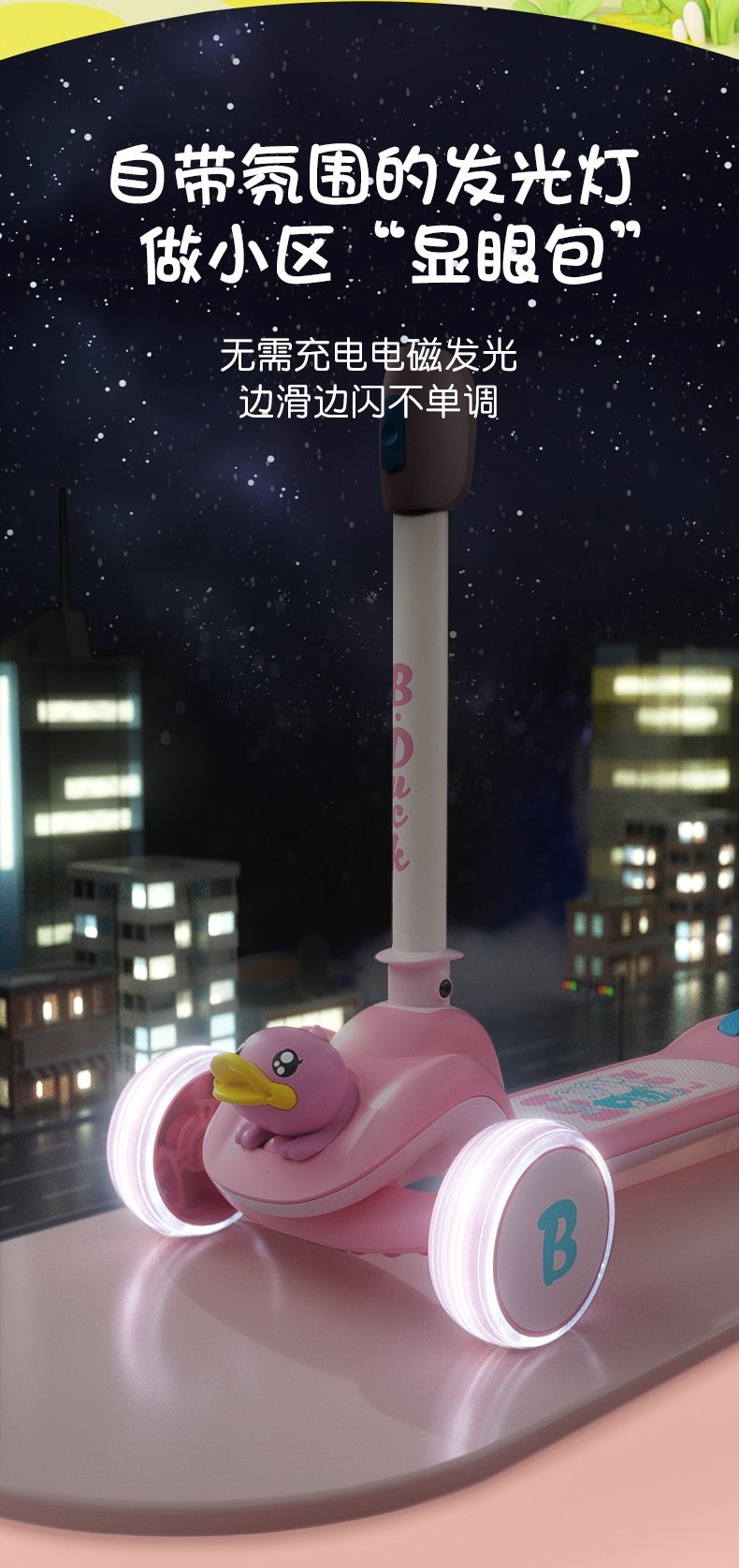 Детский трехколесный самокат B.Duck оптом