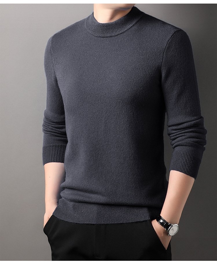 Мужской свитер из овечьей шерсти оптом