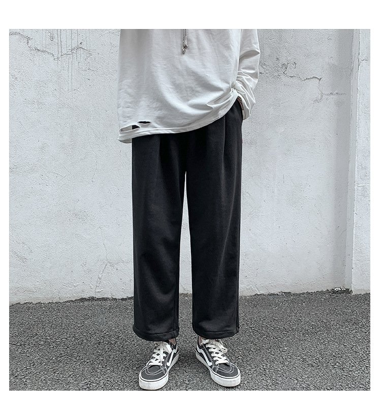 Мужские широкие джинсы в стиле ханбан с высокой посадкой оптом из Китая