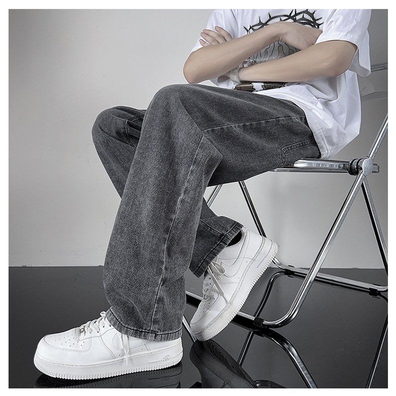 Мужские джинсы в стиле гангстеров оптом из Китая