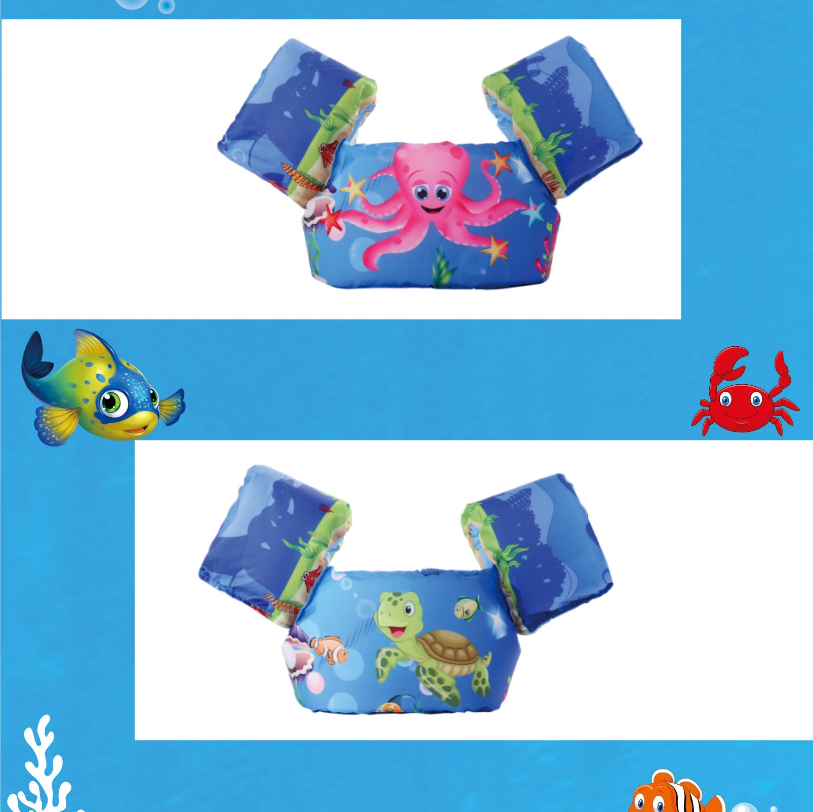 Детский спасательный жилет с пенопластовыми рукавами оптом