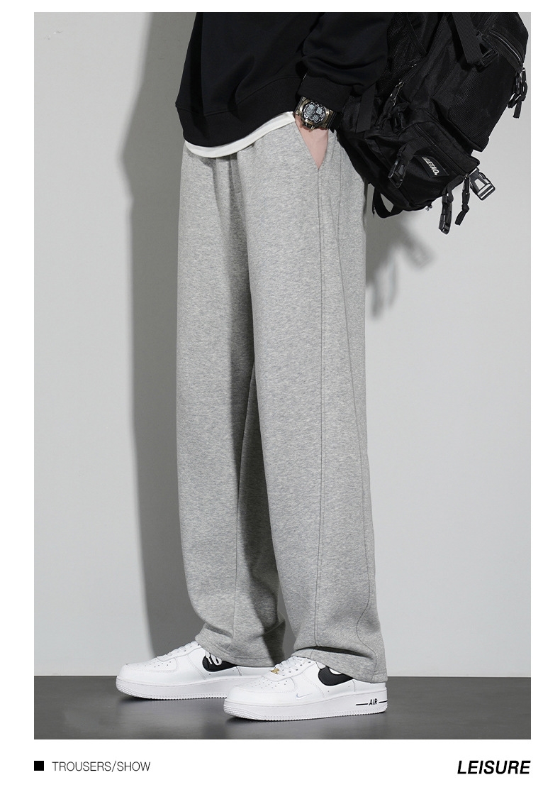 Мужские длинные брюки с прямыми штанинами оптом из Китая