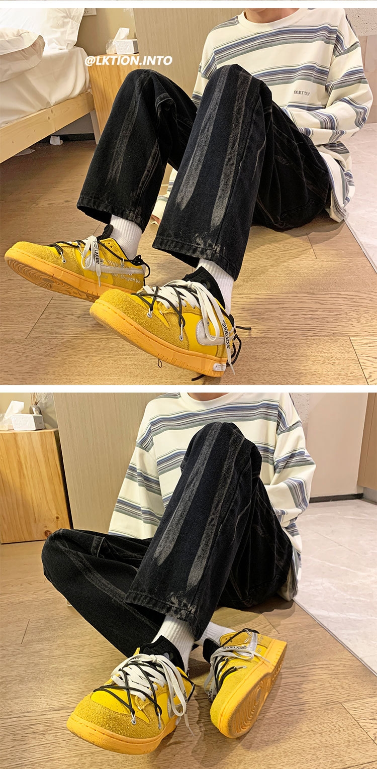 Новые мужские джинсы в стиле Гонконг весна-осень оптом из Китая