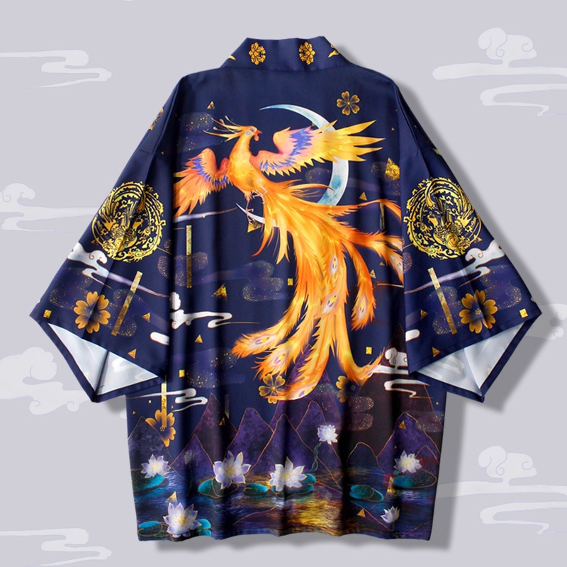 Китайская традиционная одежда с рисунком волны и карпа оптом из Китая