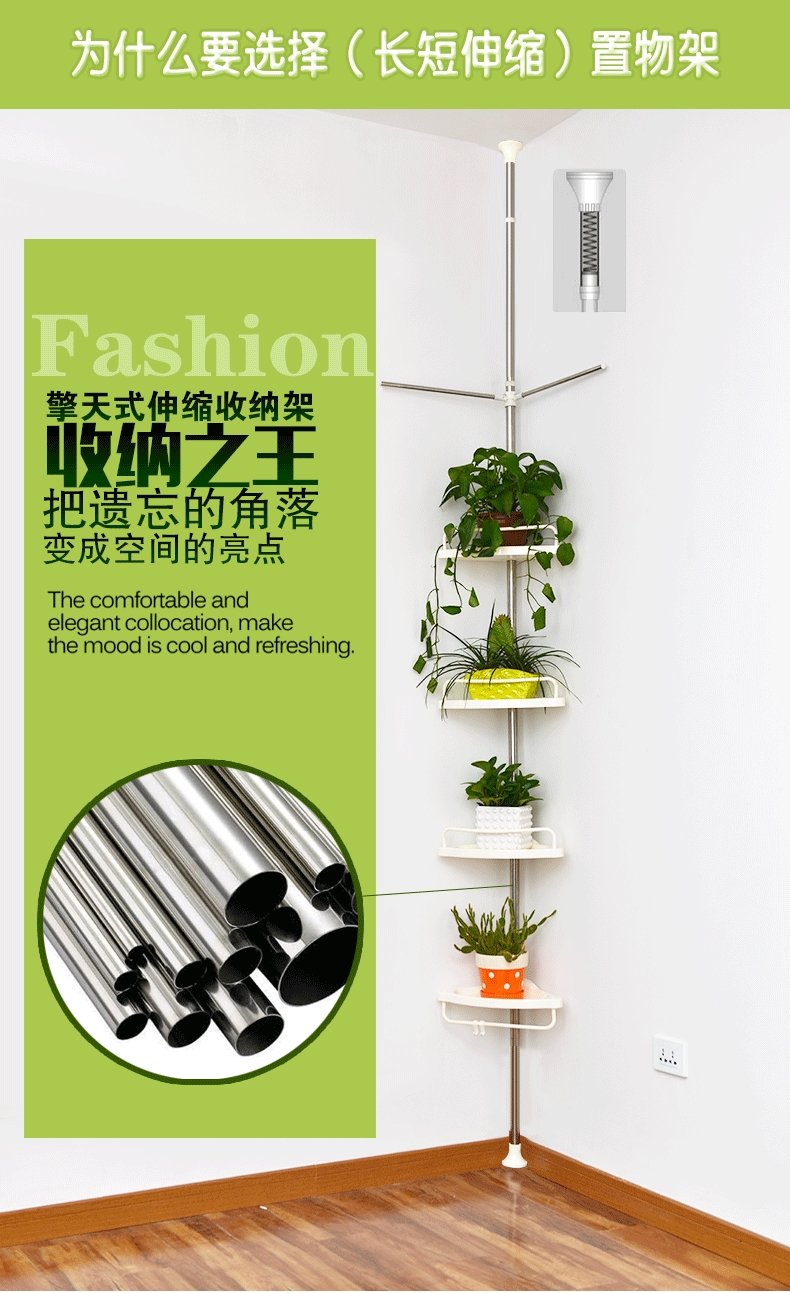 Угловая полка для ванной комнаты из нержавеющей стали оптом