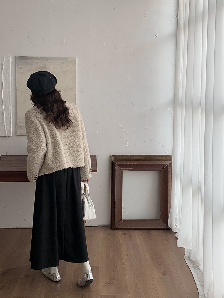 Женская длинная юбка с высокой талией и резинкой оптом из Китая