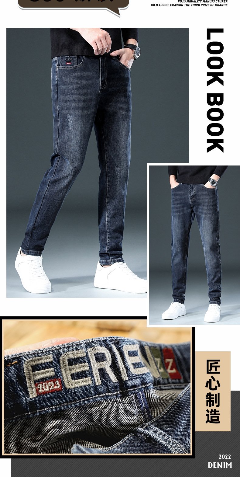 Мужские джинсы в стиле новинка весна-осень оптом из Китая