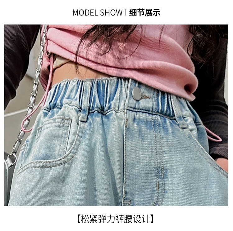 Джинсы для девочек весна 2024 оптом из Китая