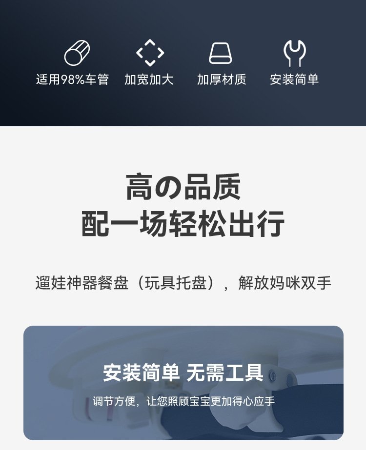 Универсальный поднос для детской коляски оптом