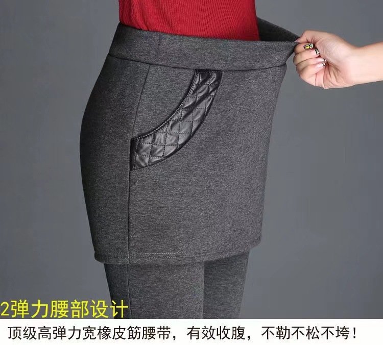 Женская зимняя юбка-платье с утеплением оптом из Китая