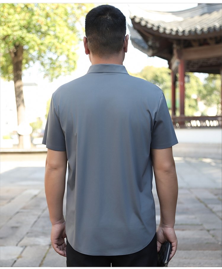 Мужской летний комплект с рубашкой из хлопка и футболкой оптом