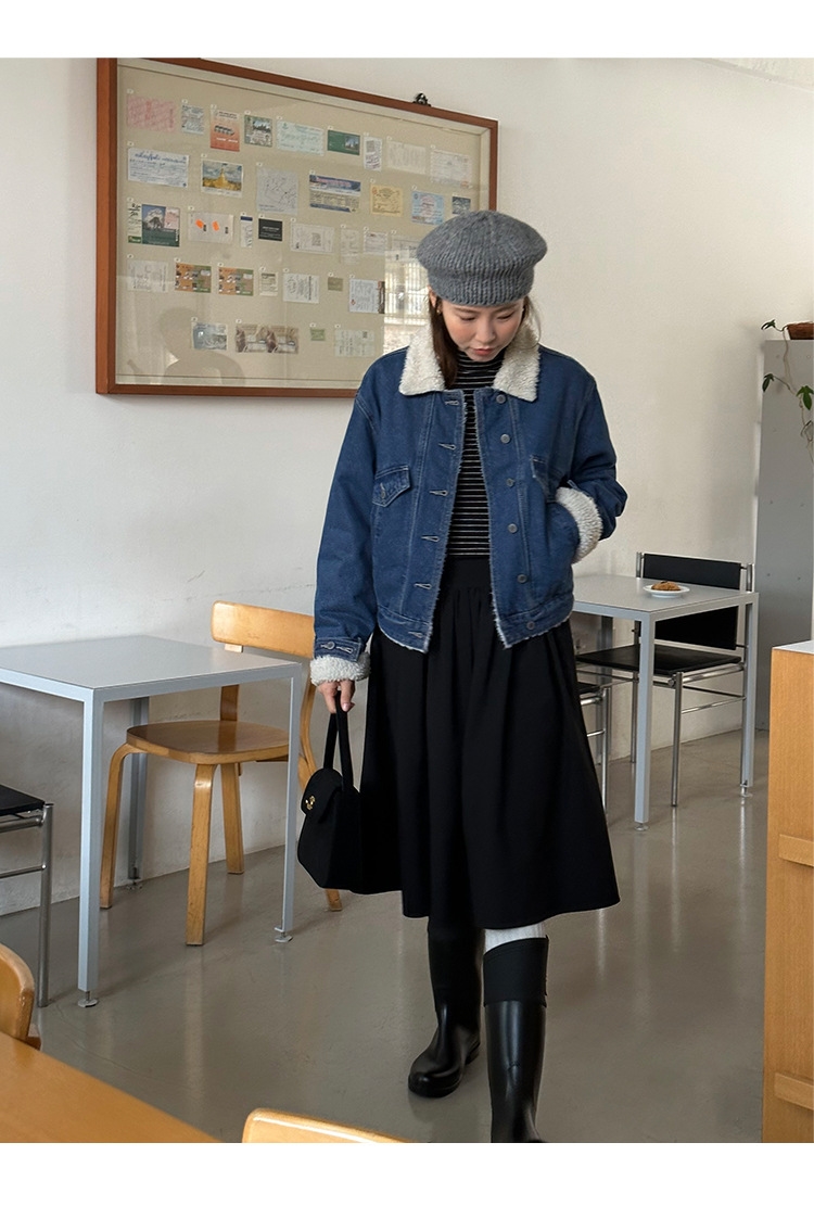 Женская зимняя юбка из вельвета оптом из Китая