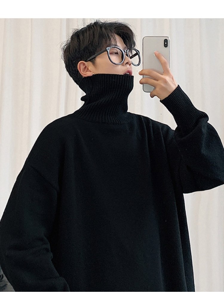 Мужской свитер с высоким воротником оптом