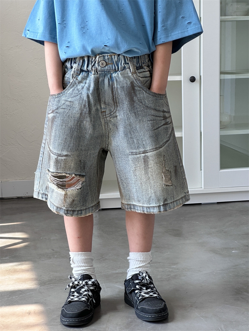 Детские джинсы в стиле ретро оптом из Китая