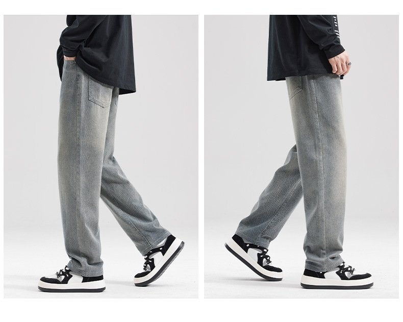 Прямые джинсы с вышивкой оптом из Китая