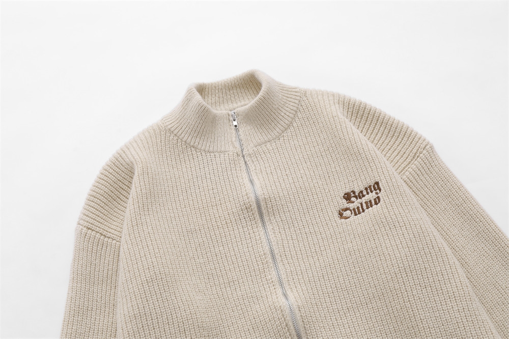 Мужская кофта с вышивкой и стойкой оптом из Китая