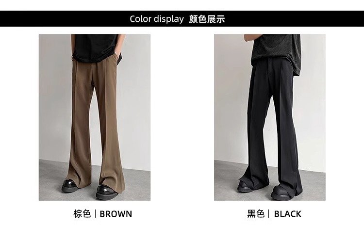 Мужские брюки с разрезом на костюме оптом из Китая