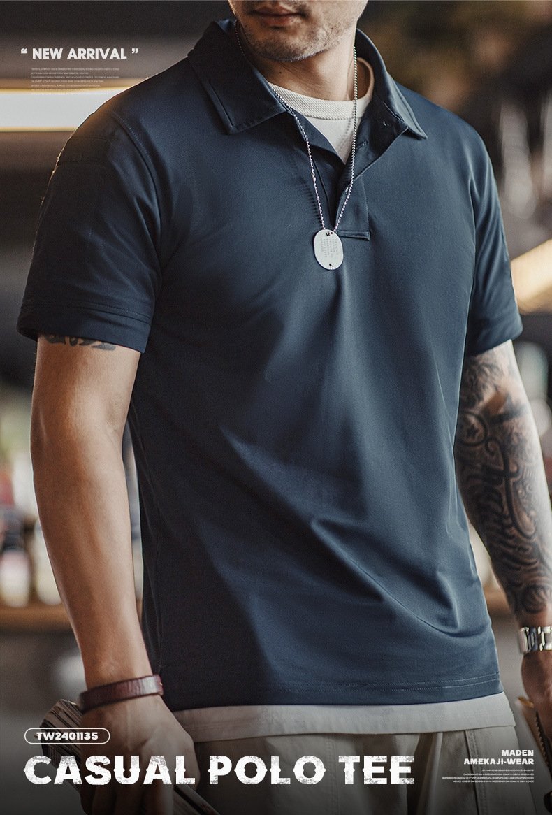 Мужская футболка поло с коротким рукавом оптом