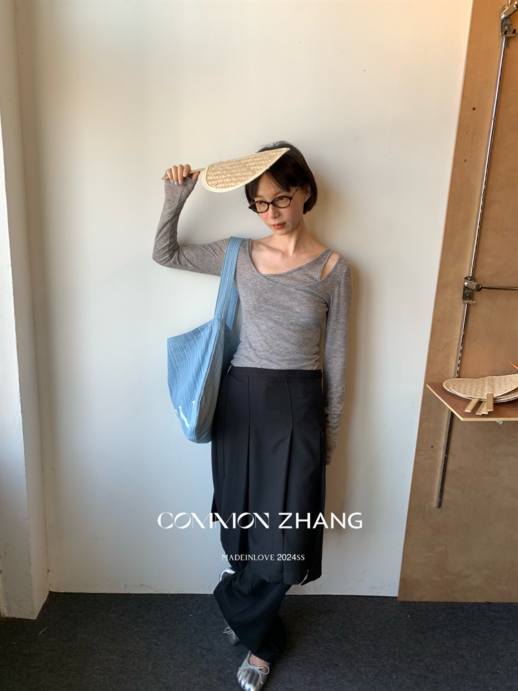 Футболка с длинным рукавом COMMON ZHANG оптом из Китая