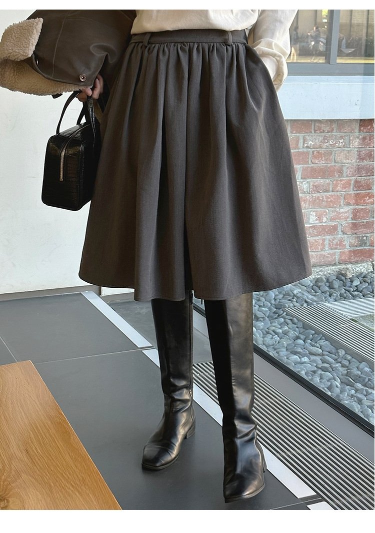 Женская зимняя юбка из вельвета оптом из Китая