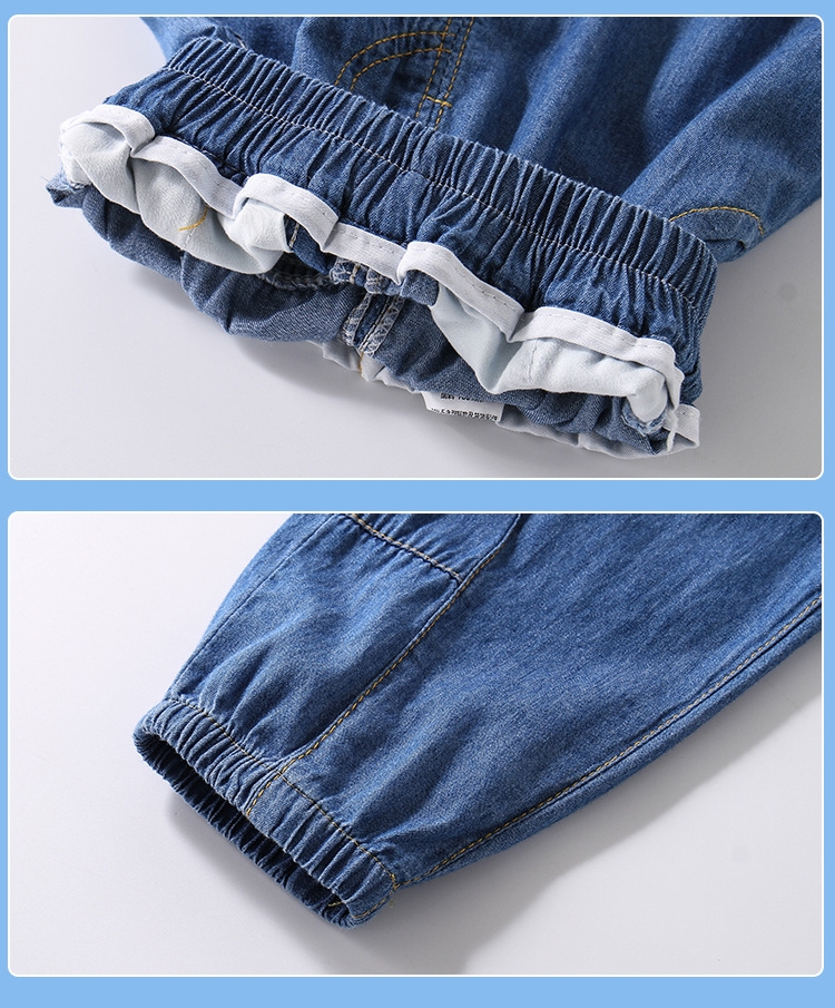 Детские джинсовые брюки с защитой от комаров оптом из Китая