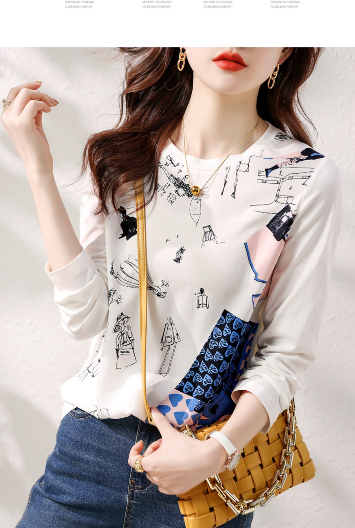 Базовая футболка с длинным рукавом оптом из Китая