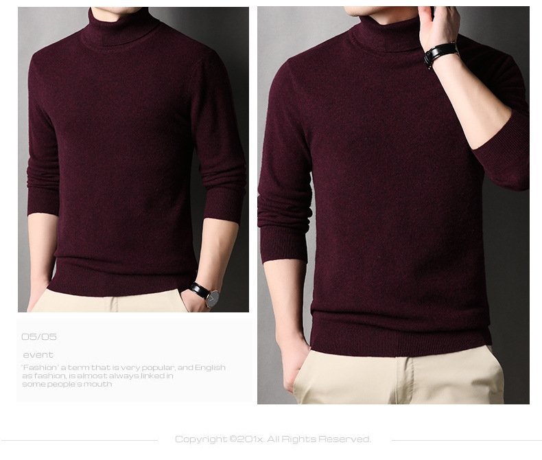 Мужской свитер из 100% шерсти оптом