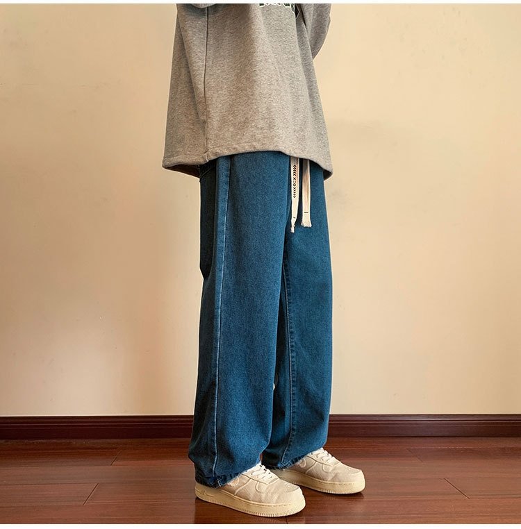 Джинсы мужские в стиле ретро оптом из Китая