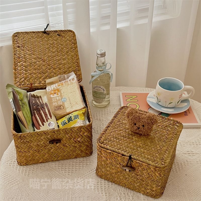 Корзина для хранения медведей из ивового плетения оптом