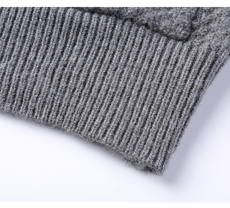 Мужской свитер с геометрическим узором оптом