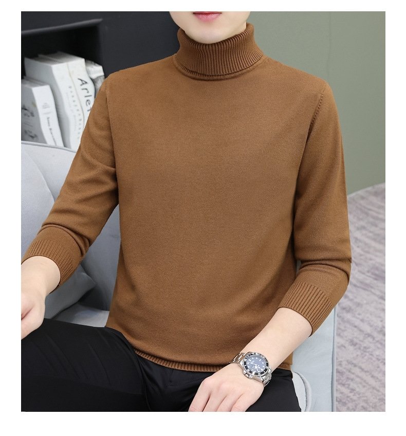 Мужской свитер с высоким воротником оптом