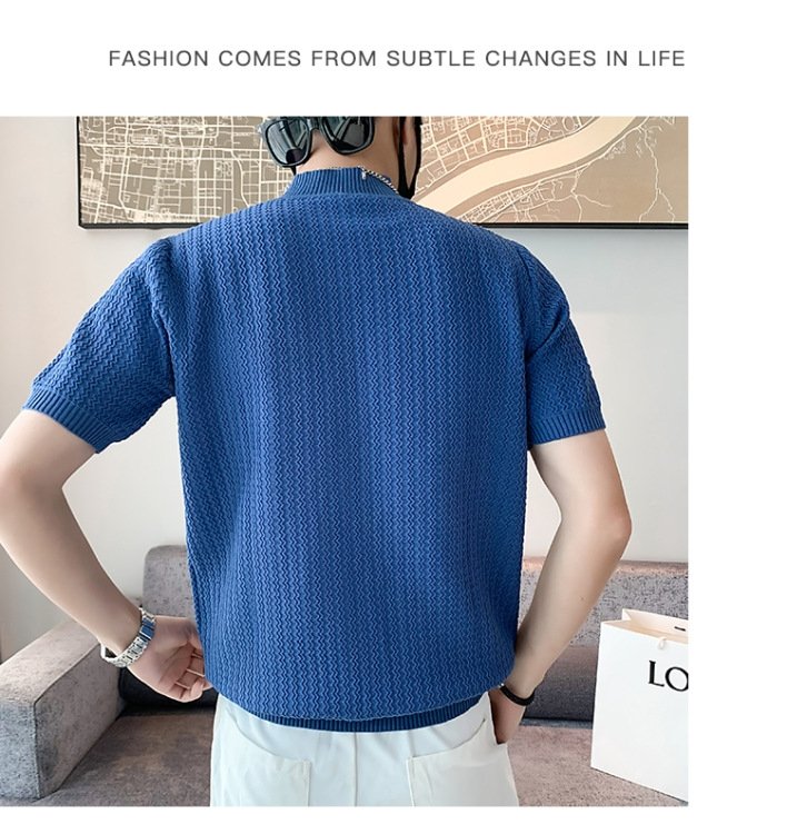 Мужской свитер с коротким рукавом оптом