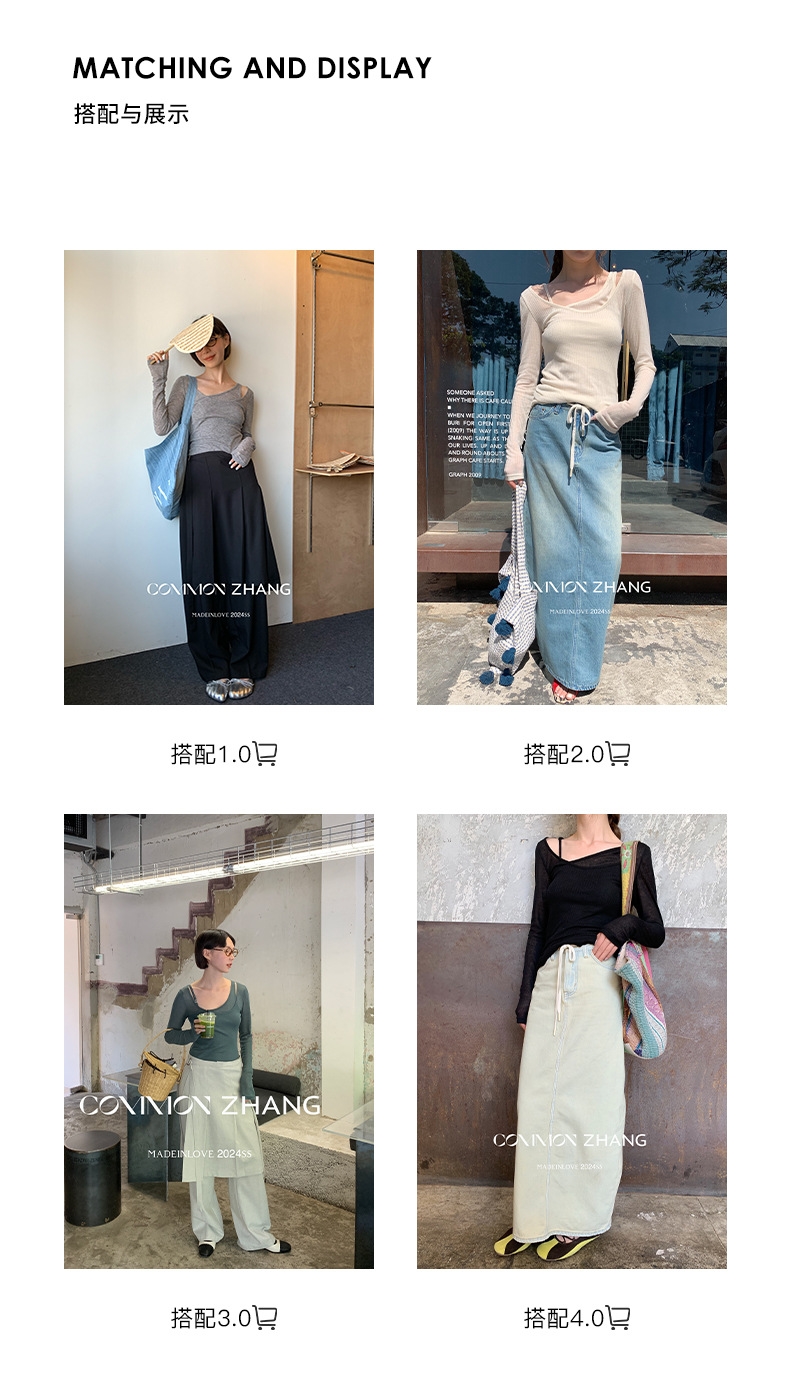 Футболка с длинным рукавом COMMON ZHANG оптом из Китая