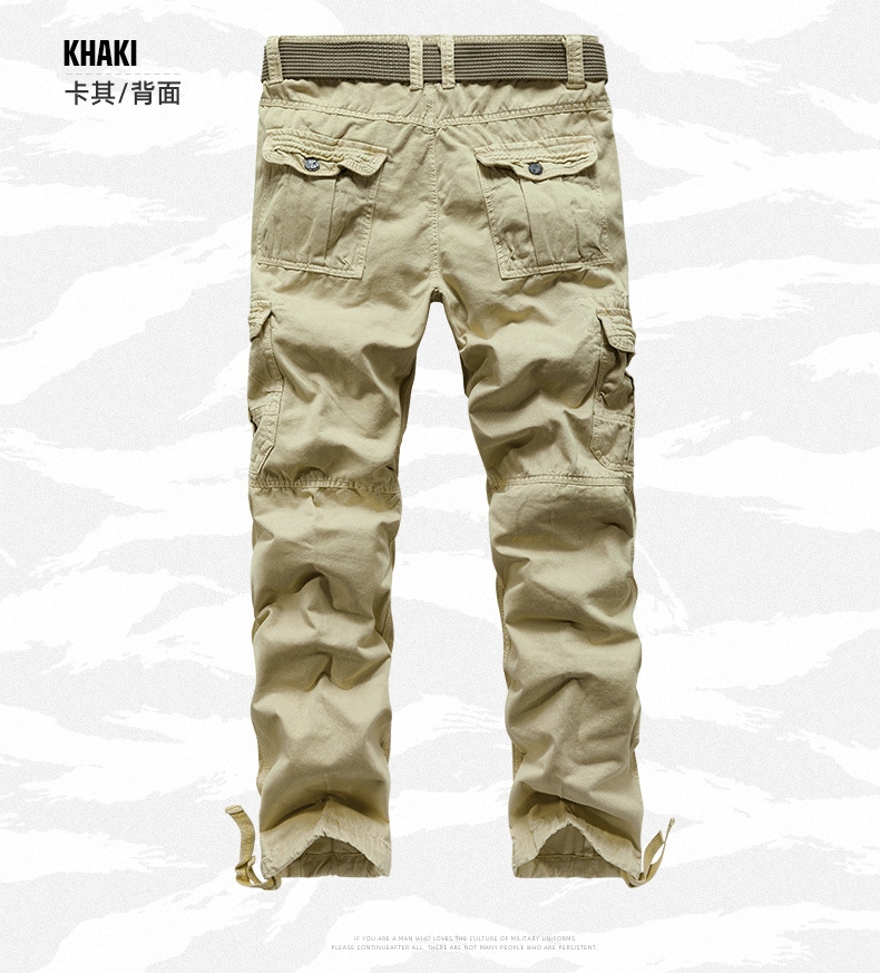 Мужские брюки военного стиля с карманами оптом из Китая