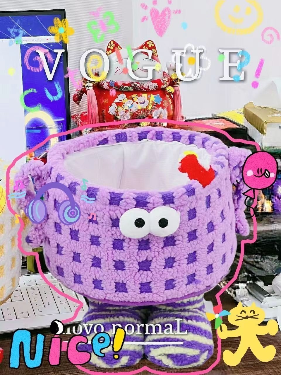 Корзина для хранения игрушек и закусок оптом